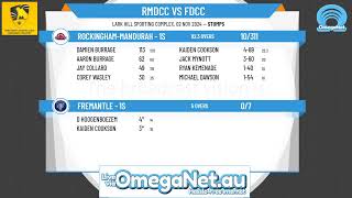 RockinghamMandurah  1s v Fremantle  1s [upl. by Ahsyen45]