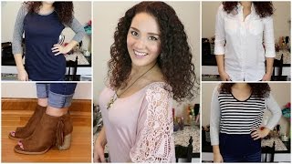 Fall TryOn Fashion Haul Forever21 Charlotte Russe Kohls [upl. by Lienahs]