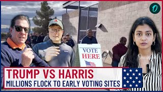 US Election 2024 17 Million Americans Embrace Early Voting in Historic Turnout  Trump Vs Harris [upl. by Eidorb57]