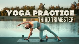 Prenatal Yoga Practice  Gentle amp Relaxing Practice For Third Trimester [upl. by Yellac225]