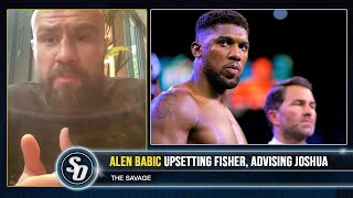 JOSHUA amp DUBOIS ROW WASNT NATURAL  Alen Babic promises CRAZY KO vs Johnny Fisher [upl. by Tibbitts]