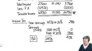 Income tax computation part 2  ACCA Taxation FA 2022 TXUK lectures [upl. by Wiskind]