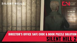 Silent Hill 2 Safe Code in Directors Office and Book Puzzle [upl. by Akinert]