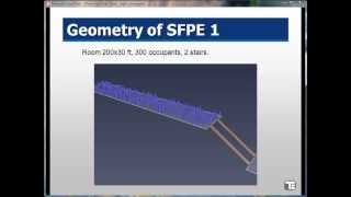 Pathfinder Simulation of SFPE 1  Validation Case [upl. by Einnij]