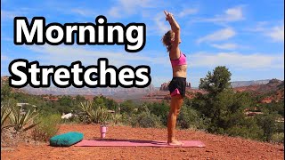 Morning Wake Up Yoga  10 Minute Yoga  Start Your Day  mandukayoga  yeti  sedona [upl. by Luhey481]