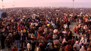 Gangasagar mela  The second largest religious gathering in India [upl. by Eekcaj]