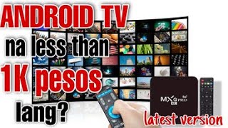 ANDROID TV BOX 4K Paano ba gamitin sa lumang TVHome made SMART TVBest Finds TV [upl. by Ahtennek]