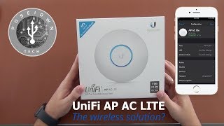 Unifi AP AC lite  Easy step by step setup using only your mobile phone [upl. by Coney]