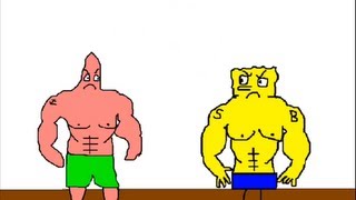 Sponge bob VS patrick [upl. by Cadmar]