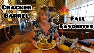 Sevierville Cracker Barrel Taste Testing The New Fall Menu [upl. by Elatnahc]