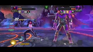 Mcoc AQ raids silk vs Prowler [upl. by Ardekal575]