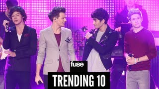 One Direction Performing on quotThe X Factorquot Finale  Trending 10 122012 [upl. by Johnnie]