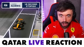 Live Reaction to the DISGRACEFUL decisions at the Qatar Grand Prix [upl. by Thane726]