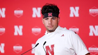 Nebraskas Dylan Raiola full press conference from Nov 19th 2024 [upl. by Gudrun593]