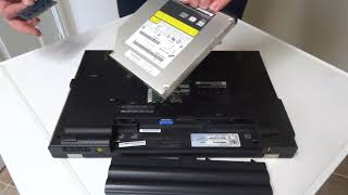 Lenovo Thinkpad T420 upgrade  RAM Memory replacement and HDD to SSD and replace CD DVD drive [upl. by Esyli]