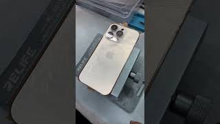 Iphone 14 pro back glass replaced smartphone cellphonerepair repair [upl. by Lap833]