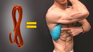 Build a Big Back with Bands NO WEIGHTS [upl. by Odlaumor]