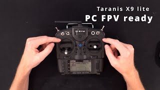 Tutorial Taranis X9 Lite FPV am PC  verbinden  fliegen im Simulator [upl. by Ahsekel]