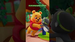 Pooh Bear and Bea think think think think to build a pillow fort 🤔WinniethePooh DisneyJunior [upl. by Ettebab]