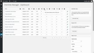 Interlinks Manager  Generate data about the internal links [upl. by Berenice]