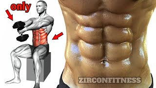 5 MIN WEIGHTED ABS  Dumbbell Ab Workout [upl. by Baudin]