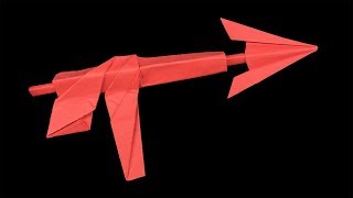 Origami Arrow Gun  Design by torself [upl. by Eitsud429]