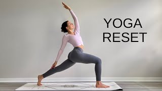 Full Body Yoga Flow  RESET  25 Min Feel Good Practice [upl. by Atillertse858]