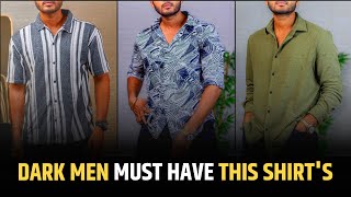 Best Shirts For Dark Skin Men  dark skin men fashion [upl. by Aicelav]