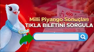 MİLLİ PİYANGO 2024 TIKLA BİLETİNİ SORGULAMA EKRANI MİLLİ PİYANGO BİLET SORGULAMA [upl. by Shiekh]