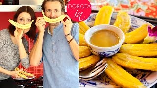 Smażony banan z miodem i mlekiem kokosowym 🍌  Dorota Kamińska [upl. by Sally337]