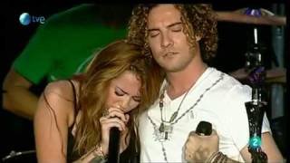 Miley Cyrus Feat David Bisbal When I Look At YouRock In Rio Madrid Live [upl. by Neelahtak]