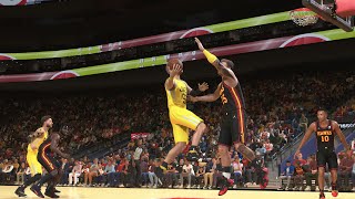 NBA2K24 Mi carrera  Partido contra Atlanta Hawks en máxima dificultad Visitamos al líder del Este [upl. by Merras]