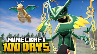 More Than 100 Days in Minecraft Pixelmon  Pokemon Mod [upl. by Osbourn]