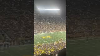 Mr Brightside Cover Student Section at Michigan Stadium U of M vs MSU 10292022 [upl. by Joellen]