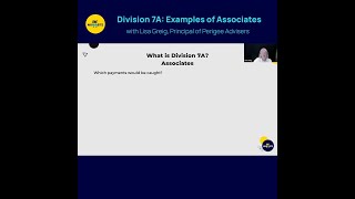 Division 7A Examples of Associates [upl. by Placeeda747]