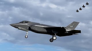 F35s go wild at Lakenheath [upl. by Nortad342]