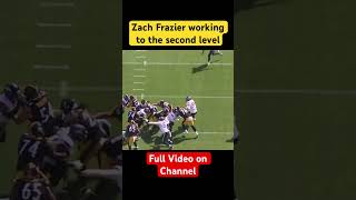 Zach Frazier combo blocks are a delight nfl football steelers [upl. by Ahset]