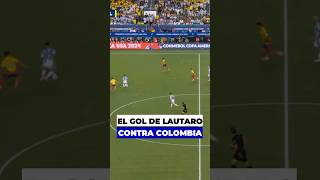 El gol de Lautaro Martinez para Argentina contra Colombia en la final de la Copa América [upl. by Ymer]