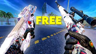 New FREE SKINS P90  KAR98 WHITE WOLF INSANE Gameplay Blood Strike ULTRA GRAPHICS 4K [upl. by Aicad476]