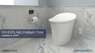 Installation  Veil Intelligent Toilet [upl. by Amin110]