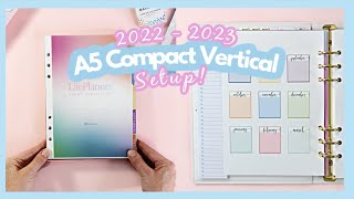 2023 Erin Condren Compact Vertical ✩ Planner Setup [upl. by Initof232]