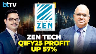 Exclusive Ashok Atluri CMD Zen Tech On Q1 Earnings New Orders And Outlook On Defence Sector [upl. by Attey]