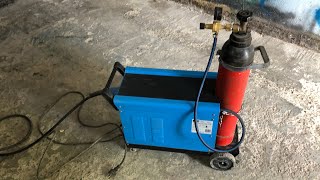 Güde MIG 1726W Turbo MIGMAGCO2 Welding Machine test [upl. by Airres469]