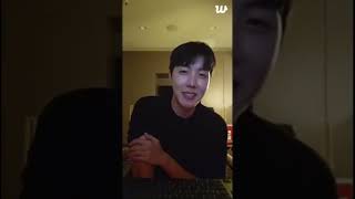 HOBI LIVE ON WEVERSE shorts jhope bts btsarmy junghoseok [upl. by Zakarias]