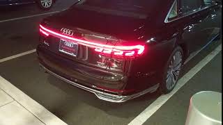 2019 Audi A8L OLED Taillight Animation [upl. by Arel559]