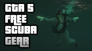 GTA 5 How To Get Free Scuba Gear [upl. by Porcia]