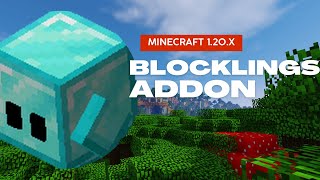 BLOCKLINGS EN MINECRAFT PE 120  ADDON PARA MINECRAFT BEDROCK EDITION [upl. by Fidelas]