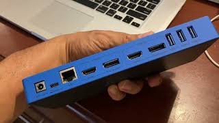 USB 3 0 Docking Station IVIIN Universal USB C Docking Station Review Docking Station [upl. by Aneladdam]