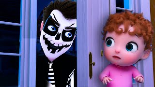 Knock Knock Monsters Are Here  Halloween Songs  Kids Songs amp Scary Nursery Rhymes [upl. by Reinaldo]