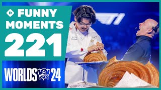 A normal size Croissant  Funny Moments 221  Worlds 2024 Semifinals [upl. by Enelime]